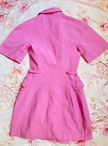 Zara Linen Blazer Dress