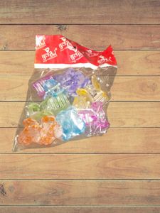 Colorful Mini Hair Claws - Y2K Style! Total 11