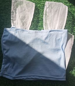 Bow Korean Crop Top 🎀