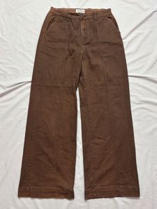 Brown Wide Leg Pants