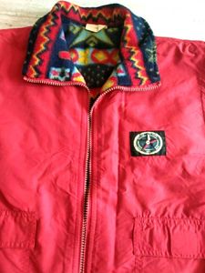 Reversible Vintage Red Puffer Vest