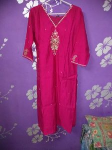 Elegant Pink Kurta Set