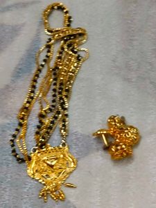 Mangalsutra + Earrings