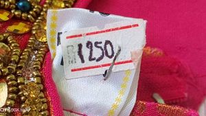 Pink Embroidered Sari Blouse