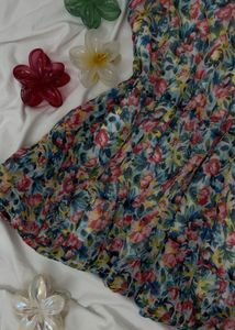🧝🏻‍♀️Fairycore Floral Petals Frill Cami🧝🏻‍♀️