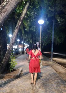 Red Backless Dress ❤️
