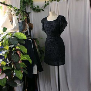 Cute Black Polka Dot Dress