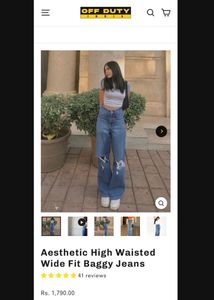 Off Duty India Baggy High Waisted Jeans
