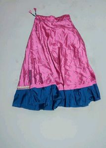 💥 Price Drop💥Pink Ethnic Skirt top with dupatta