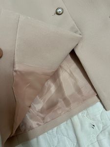 Beige Elegant Coat
