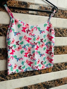 Butterfly Print Top
