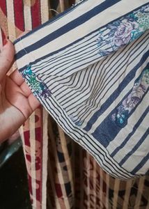 Floral print cotton shirt