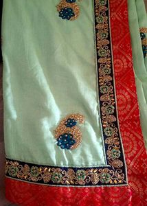 Elegant Green Saree