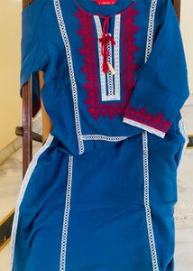 Elegant Blue Kurta Set