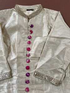 Floor Length Slit Gown