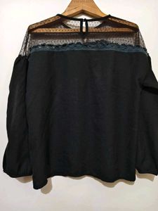 🎁Buy 2, Get 2 Free🎁L/XL Black Sheer Top