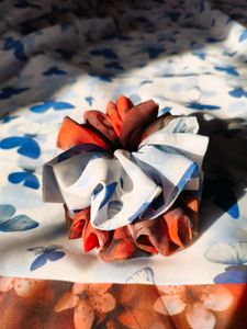 Printed Scrunchie Combo