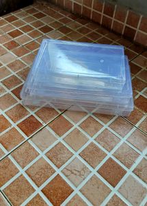 Set Of 3 Plastic Organiser