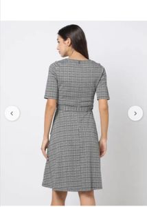 Checkered Casual Dress