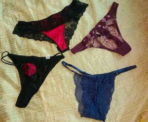 Lace Thong Panties - Bundle of 4