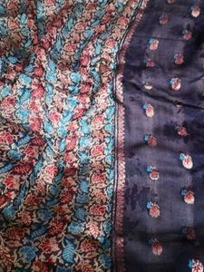 Katan Silk With Jari Work