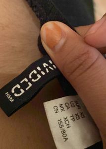 H&amp;M Black Off Shoulder Crop Top