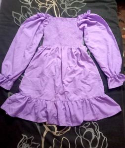 Tiered Long Sleeve Dress
