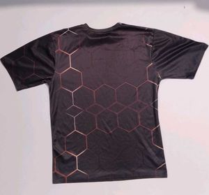 Geometric Hexagon Pattern T-Shirt