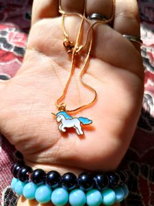 Unicorn Charm Necklace 🦄