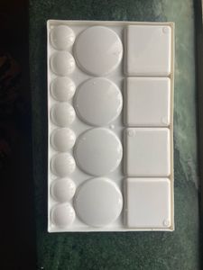 Plastic Paint Palette With Brush Combo