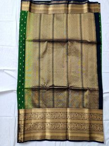 Green Sico Pattu Saree