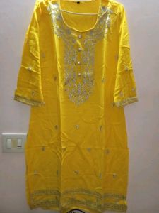 Festive Wear Yellow Sharara Set