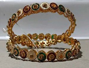 Gold-Plated Bangles Set
