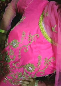 Pink 🩷 Gown/Anarkali Suit &#34;Women&#34; I 36in
