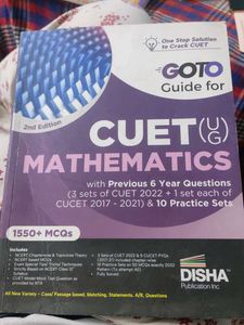 Cuet Maths Book