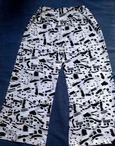 Abstract Print Palazzo Pants
