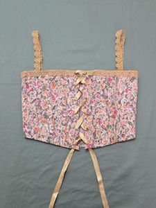 LIYOKKI Vintage Corset Top