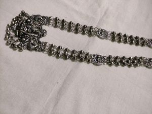 Lakshmi Devi Silver Necklace