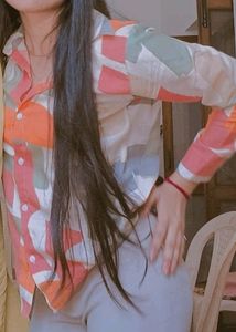 Pretty Multi Colour Shirt With Freebies