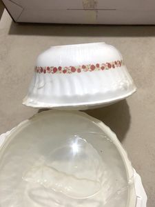 Dinner Serving Bowl Set Of 3 With Spoon