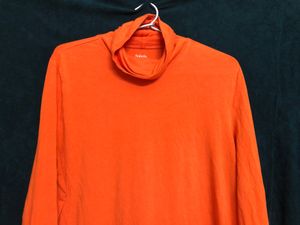 Rapaella Orange High Neck T Shirt