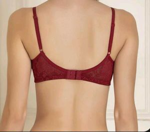 Full Covered Padded Lace Bra