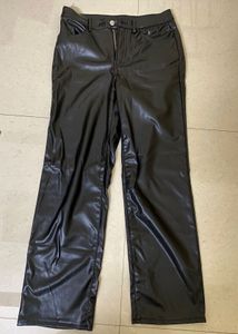 🖤✨H&amp;M Black Faux Leather Flare Pants