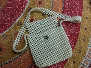 Elegant Beaded Shoulder Bag