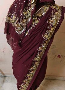 aari tari work 💯 beautiful 😻 Saree