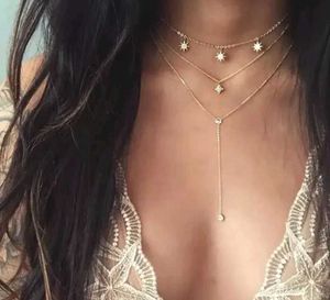Layered Star Necklace