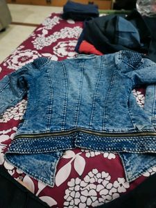 Stylist Denim Jacket For Girls