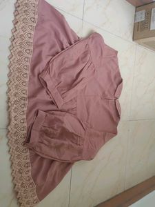 Elegant Pink Lace Top