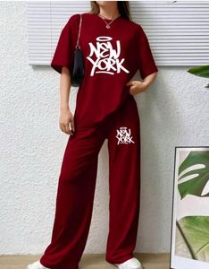 *Stylish New York Print Top &amp; Bottom Set