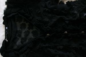 Zara Textured Floral Applique Jacket
